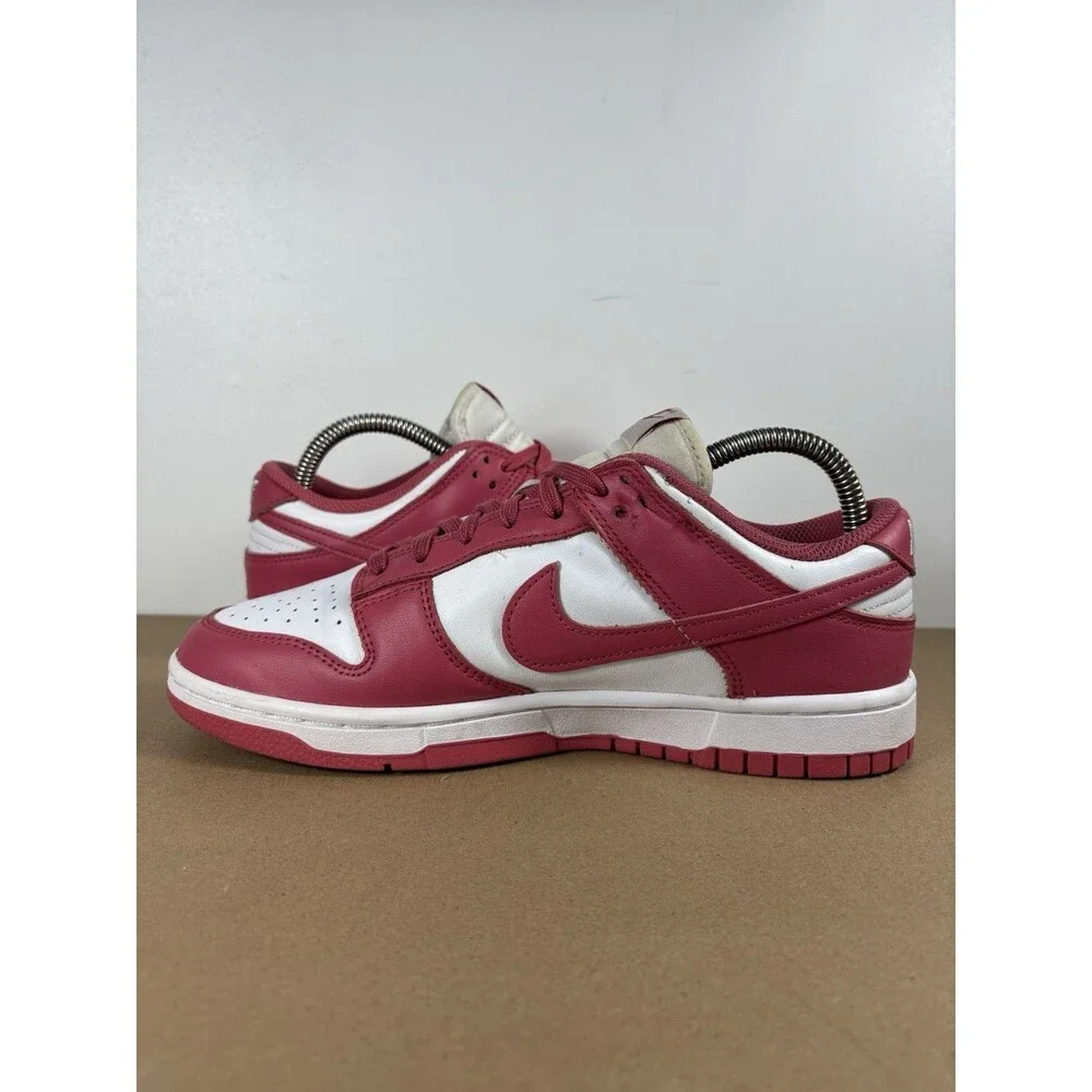 Nike Dunk Low Archeo Pink DD1503-111 Women’s Size 8.5 White Pink Sneakers  (A-1)